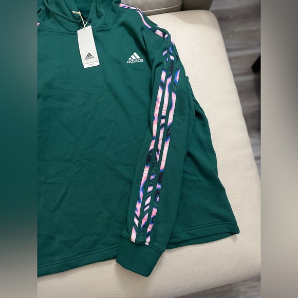 NWT - Adidas Women’s Three Stripes Hoodie - Size L - Picture 6 of 10